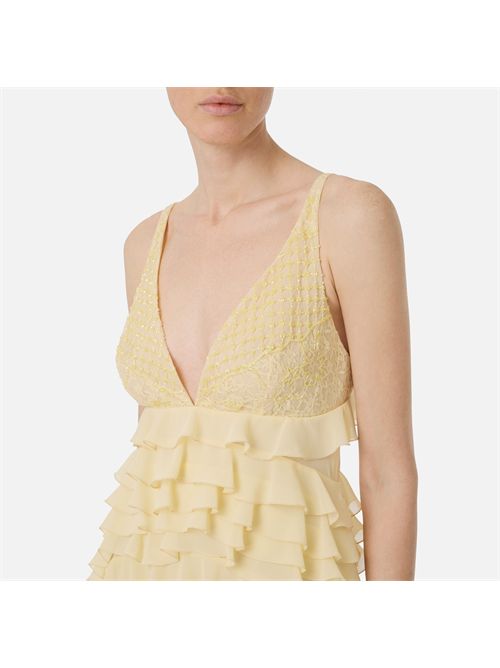 dress woman yellow ELISABETTA FRANCHI | ABR4252E2/DC7